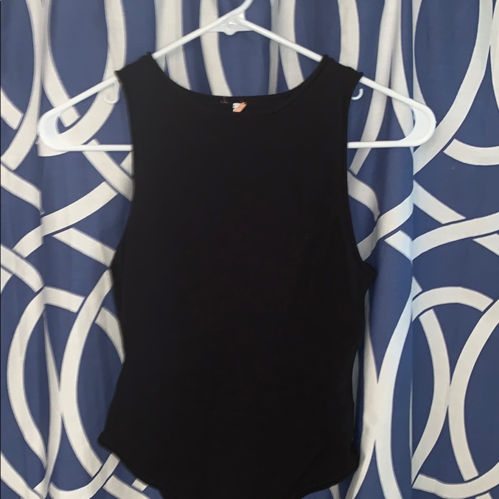Free people black bodysuit